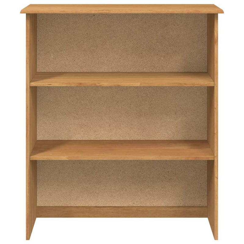 vidaXL Kagy ASKIM Barna 91 x 30 x 104 cm Tömör fenyőfa