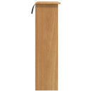 vidaXL Kagy ASKIM Barna 91 x 30 x 104 cm Tömör fenyőfa