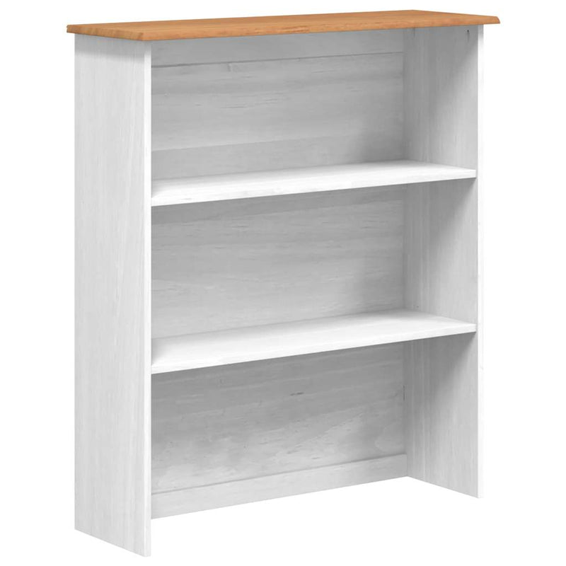 vidaXL Kagy Fehér 91 x 30 x 104 cm Tömör fenyőfa