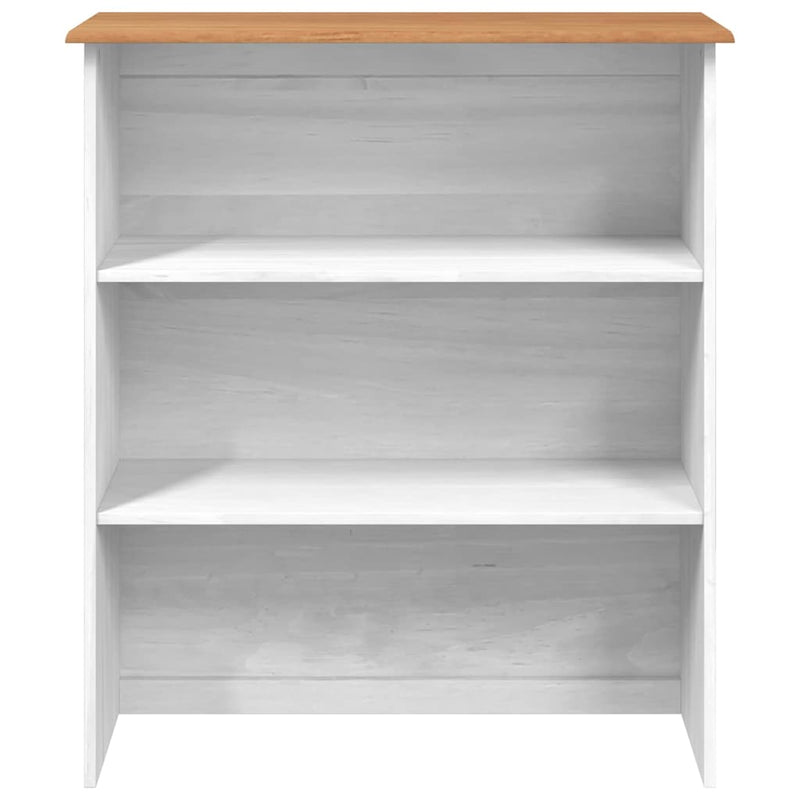 vidaXL Kagy Fehér 91 x 30 x 104 cm Tömör fenyőfa
