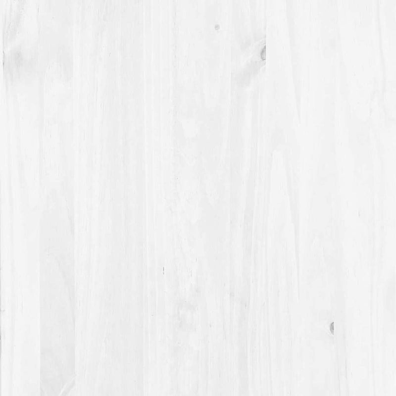 vidaXL Kagy ASKIM Fehér 91 x 30 x 104 cm Tömör fenyőfa