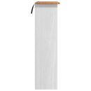 vidaXL Kagy ASKIM Fehér 91 x 30 x 104 cm Tömör fenyőfa