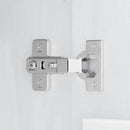 vidaXL Széf fiókkal ASKIM Fehér 133.5 x 40 x 79 cm Tömör fenyőfa