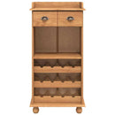 vidaXL Bor szekrény ASKIM Mézes Viasz 57 x 37 x 114 cm Tömör fenyőfa
