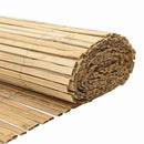 vidaXL Bambusz kerítés Természetes 400 x 150 cm bambusz