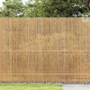 vidaXL Bambusz kerítés Természetes 400 x 150 cm bambusz