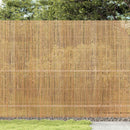 vidaXL Bambusz kerítés Természetes 400 x 180 cm bambusz