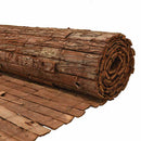 vidaXL Kéregkerítés Barna 400 x 125cm Kéreg
