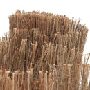 vidaXL Rőzsekerítés Barna 400 x 125 cm Bársony