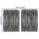 vidaXL Rőzsekerítés Barna 400 x 150 cm Bársony