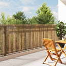 vidaXL Bambusz kerítés 300 x 125 cm Bambusz Természetes