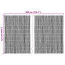 vidaXL Bambusz kerítés 300 x 125 cm Bambusz Természetes