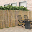 vidaXL Bambusz kerítés Természetes 400 x 150 cm bambusz