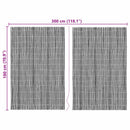 vidaXL Bambusz kerítés Barna 300 x 180 cm bambusz