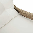 vidaXL Fotel ágy Bézs 56 x 66 x 95 cm polirattan