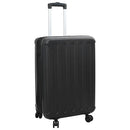 vidaXL Bőrönd zárral Fekete 34 x 23 x 55.5 cm ABS Műanyag