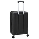 vidaXL Bőrönd zárral Fekete 34 x 23 x 55.5 cm ABS Műanyag