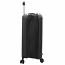 vidaXL Bőrönd zárral Fekete 43 x 27 x 66 cm ABS Műanyag
