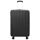 vidaXL Bőrönd zárral Fekete 50 x 30 x 76 cm ABS Műanyag