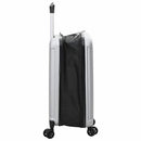 vidaXL Bőrönd zárral Ezüst 34 x 23 x 55.5 cm ABS Műanyag