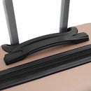 vidaXL Bőrönd zárral 3 pcs Rózsaarany 50 x 31 x 78 cm ABS Műanyag