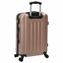 vidaXL Bőrönd zárral 3 pcs Rózsaarany 50 x 31 x 78 cm ABS Műanyag