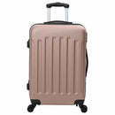 vidaXL Bőrönd zárral 3 pcs Rózsaarany 50 x 31 x 78 cm ABS Műanyag