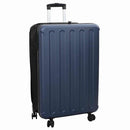 vidaXL Bőrönd zárral Sötétkék 50 x 30 x 76 cm ABS Műanyag