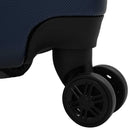vidaXL Bőrönd zárral 3 pcs Sötét kék 50 x 31 x 78 cm ABS Műanyag