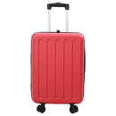 vidaXL Bőrönd zárral Piros 34 x 23 x 55.5 cm ABS Műanyag