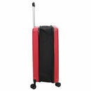 vidaXL Bőrönd zárral Piros 34 x 23 x 55.5 cm ABS Műanyag