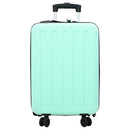 vidaXL Bőrönd zárral Menta zöld 34 x 23 x 55.5 cm ABS Műanyag