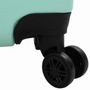 vidaXL Bőrönd zárral 3 pcs Menta zöld 50 x 31 x 78 cm ABS Műanyag