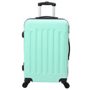 vidaXL Bőrönd zárral 3 pcs Menta zöld 50 x 31 x 78 cm ABS Műanyag