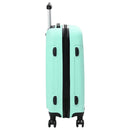 vidaXL Bőrönd zárral 3 pcs Menta zöld 50 x 31 x 78 cm ABS Műanyag