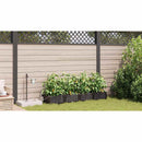 vidaXL Kerti cserép 4 db Barna 160 x 40 x 22 cm PP