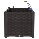 vidaXL Kerti cserép 2 db Barna 80 x 40 x 37,5 cm PP