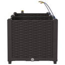 vidaXL Kerti ültetők Barna 80 x 40 x 37.5 cm Acél