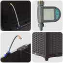 vidaXL Kerti ültetők Barna 160 x 40 x 37.5 cm Acél