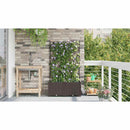 vidaXL Kerti cserép 2 db Barna 80 x 40 x 142 cm PP
