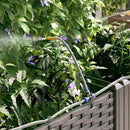 vidaXL Kerti ültetők Barna 80 x 40 x 142 cm Acél