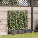 vidaXL Kerti cserép 3 db Barna 120 x 40 x 126 cm PP
