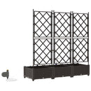 vidaXL Kerti ültetők Barna 120 x 40 x 126 cm Acél