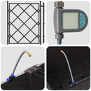 vidaXL Kerti ültetők Barna 120 x 40 x 142 cm Acél