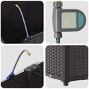 vidaXL Kerti ültetők Barna 160 x 40 x 52 cm Acél