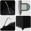 vidaXL Kerti ültetők Fekete 120 x 40 x 37.5 cm Acél