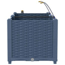 vidaXL Kerti ültetők Szürke 80 x 40 x 37.5 cm Acél