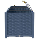 vidaXL Kerti ültetők Szürke 120 x 40 x 37.5 cm Acél