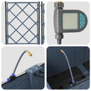 vidaXL Kerti ültetők Szürke 80 x 40 x 142 cm Acél