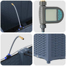 vidaXL Kerti ültetők Szürke 160 x 40 x 52 cm Acél